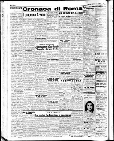 L'Unità : organo centrale del Partito comunista italiano